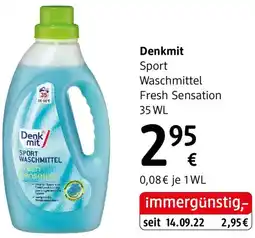 dm Denkmit sport waschmittel fresh sensation Angebot