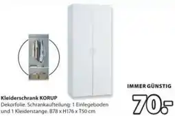JYSK Kleiderschrank KORUP Angebot