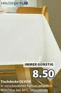 JYSK Tischdecke olvon Angebot
