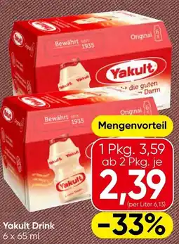 Eurospar Yakult Drink Angebot