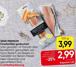 Eurospar Spar premium forellenfilet geräuchert Angebot