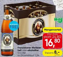 Eurospar Franziskaner Weißbier hell Angebot
