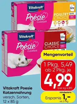 Eurospar Vitakraft poesie katzennahrung Angebot