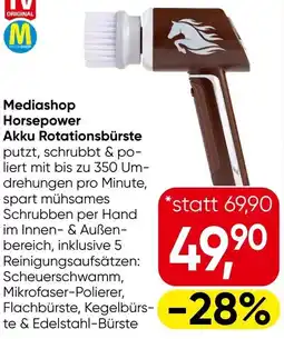 Eurospar Mediashop horsepower akku rotationsbürste Angebot