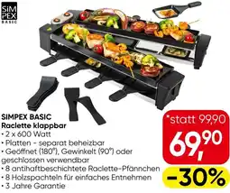 Eurospar Simpex basic raclette klappbar Angebot
