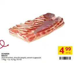 Transgourmet Schwein bauch Angebot