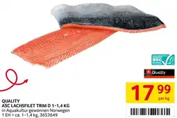 Transgourmet Quality asc lachsfilet trim d Angebot