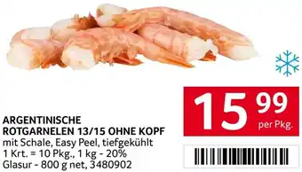 Transgourmet Argentinische rotgarnelen 13/15 ohne kopf Angebot