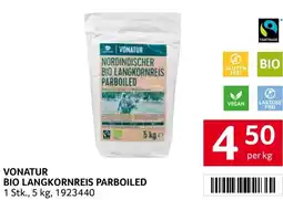 Transgourmet Vonatur bio langkornreis parboiled Angebot