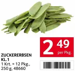 Transgourmet Zuckererbsen kl.1 Angebot