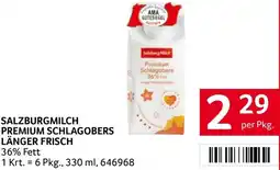 Transgourmet Salzburgmilch premium schlagobers länger frisch Angebot