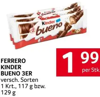 Transgourmet Ferrero kinder bueno 3er Angebot