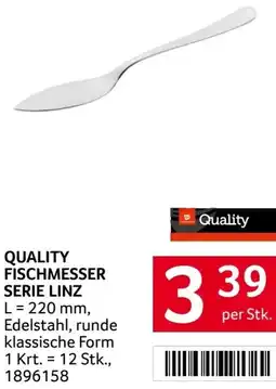 Transgourmet Quality fischmesser serie linz Angebot