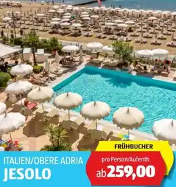 Hofer Reisen Italien/obere adria jesolo Angebot