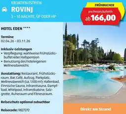 Hofer Reisen Kroatien/istrien rovinj Angebot