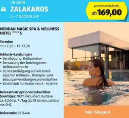 Hofer Reisen Ungarn zalakaros Angebot
