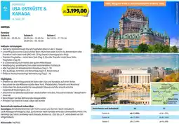 Hofer Reisen Rundreise usa ostküste & kanada Angebot