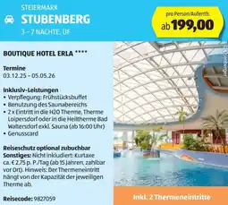 Hofer Reisen Steiermark stubenberg Angebot