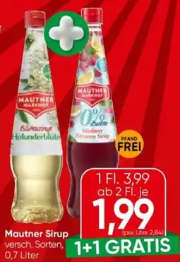 Spar Mautner Sirup Angebot