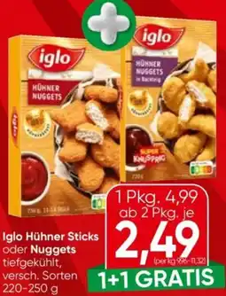 Spar Iglo Hühner Sticks Angebot
