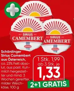 Spar Schärdinger sirius camembert aus österreich Angebot
