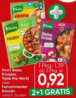 Spar Knorr basis, knusper, taste the world oder Angebot