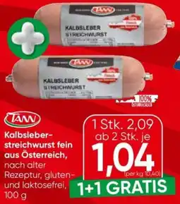 Spar Kalbsleber- streichwurst fein aus österreich, Angebot