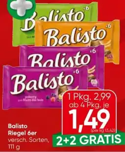 Spar Balisto Riegel ber Angebot