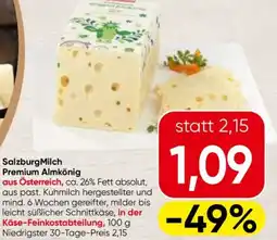 Spar Salzburg milch premium almkönig Angebot