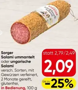 Spar Sorger Salami ummantelt Angebot