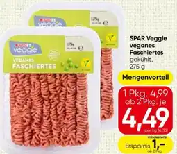 Spar Spar veggie veganes faschiertes Angebot