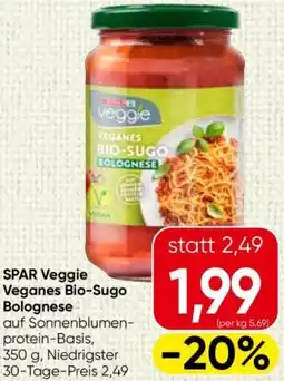 Spar Spar veggie veganes bio-sugo bolognese Angebot