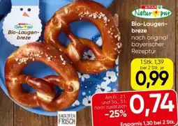 Spar Natur pur bio-laugen- breze Angebot