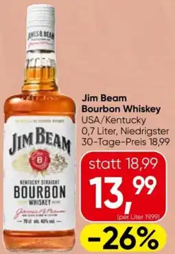 Spar Jim beam bourbon whiskey Angebot