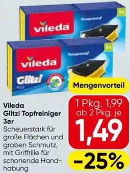 Spar Vileda glitzi topfreiniger 3er Angebot