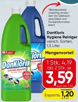 Spar Danklorix hygiene reiniger Angebot