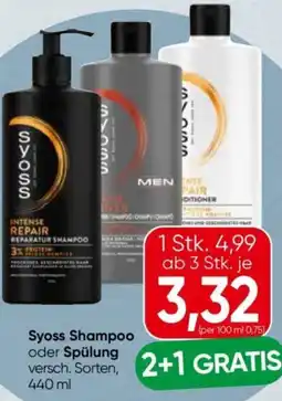 Spar Syoss Shampoo Angebot