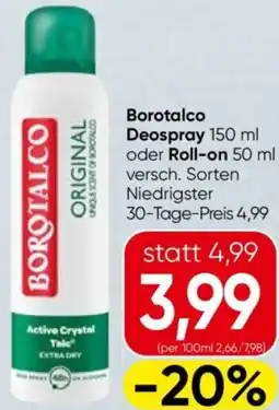 Spar BOROTALCO Angebot