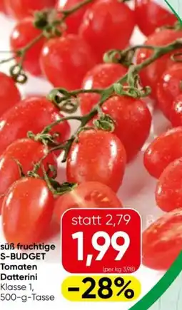 Spar süß fruchtige S-BUDGET Tomaten Datterini Angebot