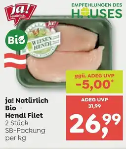 ADEG ja! Natürlich Bio Hendl Filet Angebot