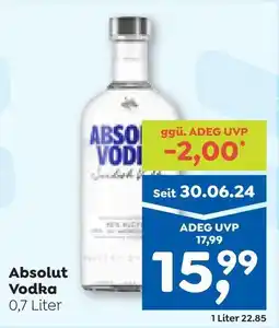ADEG Absolut Vodka Angebot