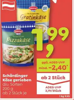 ADEG Schärdinger Käse gerieben Angebot