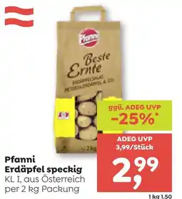 ADEG Pfanni Erdäpfel speckig Angebot