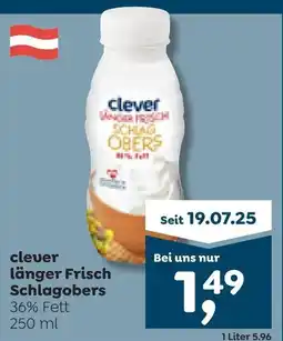 ADEG clever länger Frisch Schlagobers Angebot