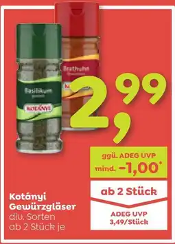 ADEG Kotányi Gewürzgläser Angebot