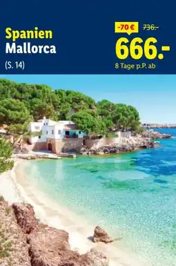 Lidl Reisen Spanien Mallorca Angebot