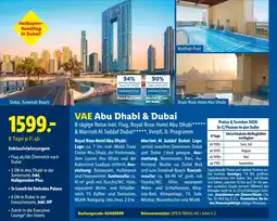 Lidl Reisen Vae abu dhabi & dubai Angebot