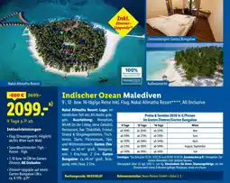Lidl Reisen Indischer Ozean Malediven Angebot