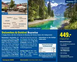 Lidl Reisen Dolomiten & Osttirol Busreise Angebot