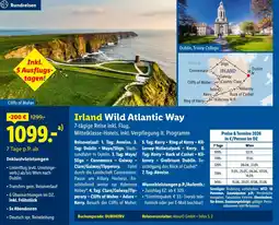 Lidl Reisen Irland Wild Atlantic Way Angebot